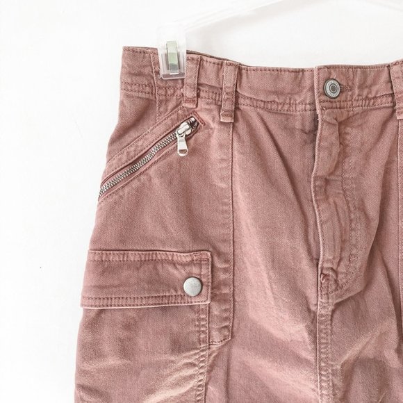 Free People Dusty Lilac Avenue Denim Mini Skirt 29 - Picture 9 of 13